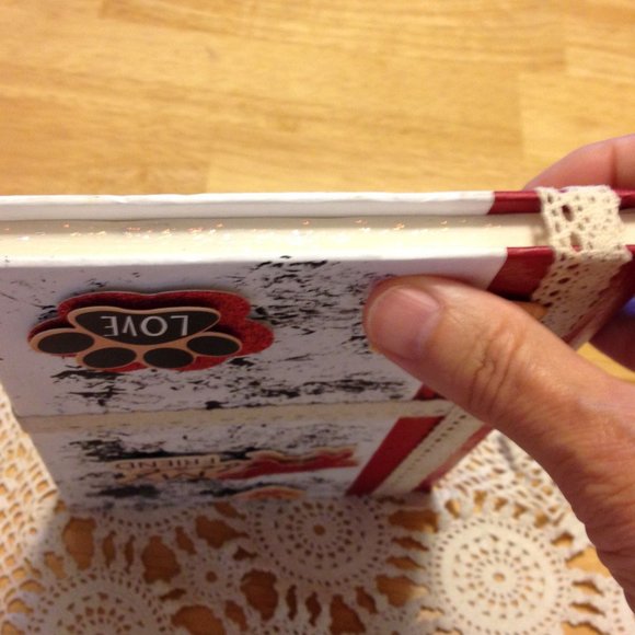 Doggie Lover's Handpainted Book Decor - Picture 2 of 6